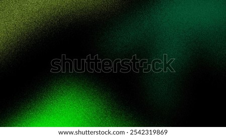 An abstract image with a grainy texture featuring shades of green and black, accented by yellow highlights, creating a dramatic and moody background with a modern artistic style