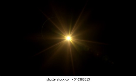 abstract image of lens flare representing the spotlight with special effect