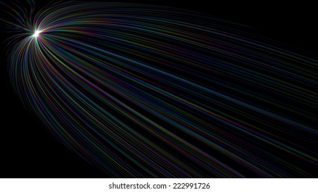 Abstract image of  lighting flare 