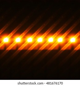 Abstract image of lighting flare
