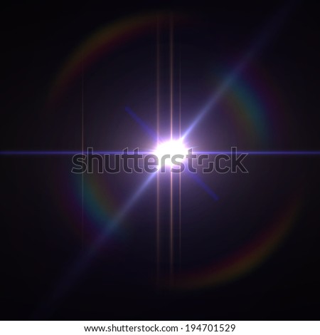 Abstract image of  lighting flare 