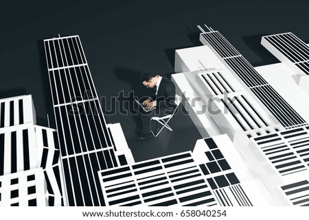 Similar – Image, Stock Photo Facade, Floor, Shadow