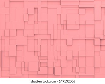 abstract image of pink cubes background 