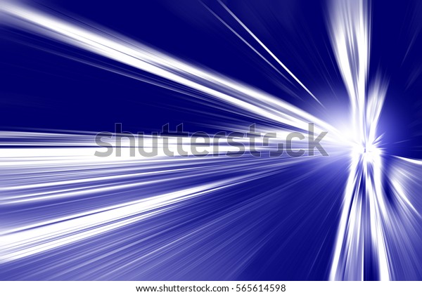 Abstract image\
of speed motion on the night\
road.