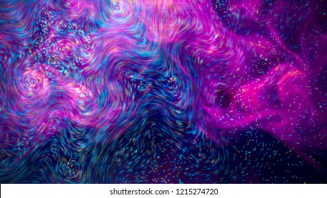 Abstract insane psychedelic shapes as crazy wallpaper, 3d render