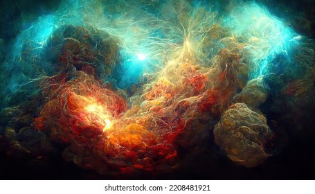 Abstract Interpretation Of Volumetric Lighting In The Universe Of Nebulas