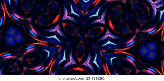 Abstract kaleidoscope background. Beautiful multicolor 