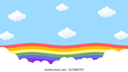 18,304 Kawaii rainbow background Images, Stock Photos & Vectors ...