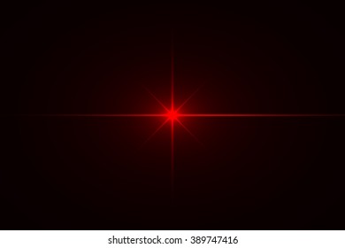 Abstract Laser Sight On Black Background