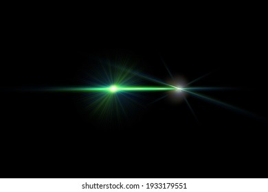 Abstract Lens Flare Shine Color Star Flow Effect 