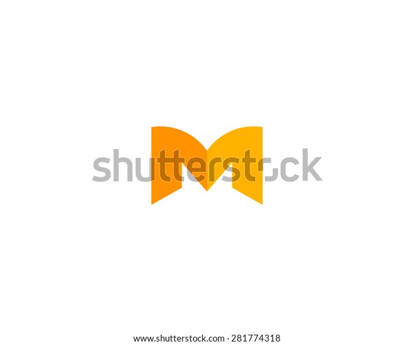 Abstract letter M logo design template. Colorful\
creative sign.