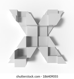 Abstract Letter X