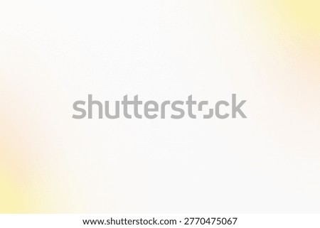 Abstract light background with soft yellow and white hues. Light and airy, this abstract design features a gentle blend of yellow and white tones. Simple diagonal gradient background backdrop.