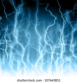 Abstract light blue background. Lightning