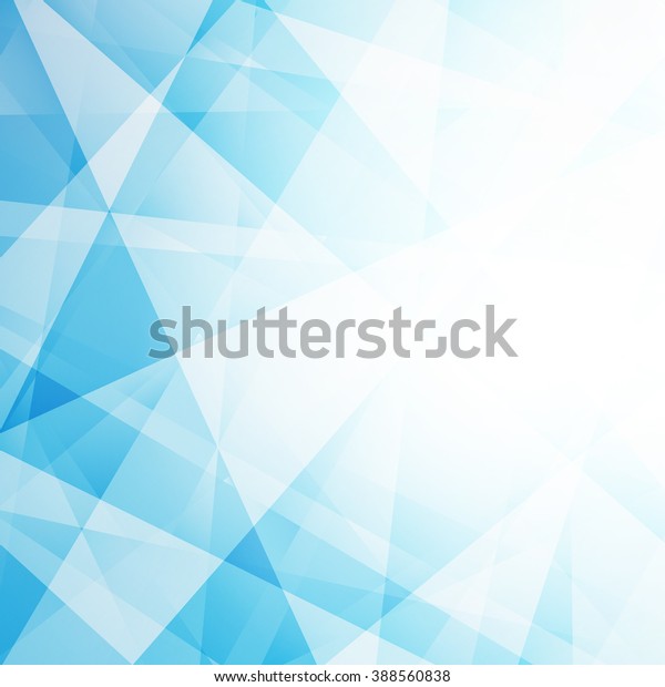 Abstract Light Blue Geometric Background Blue Stock Illustration