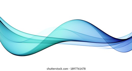 Abstract light blue wave background