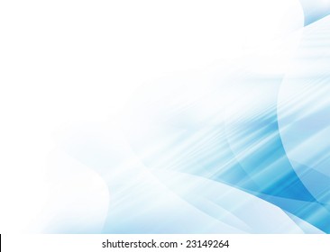 Abstract light blue and white background with copyspace