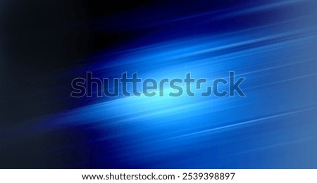 Abstract light effect in perspective. 3d illustration