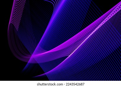 Abstract light lines for background
