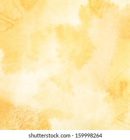 Abstract Light Orange Watercolor Background