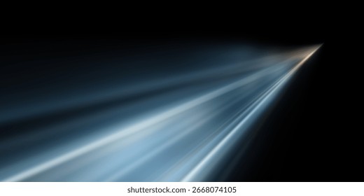 Abstract light rays extending into darkness, creating a mesmerizing illusion.