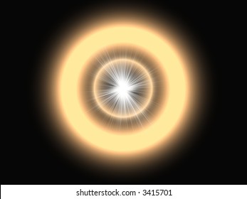 Abstract Light & Rays Shiny Background Shape