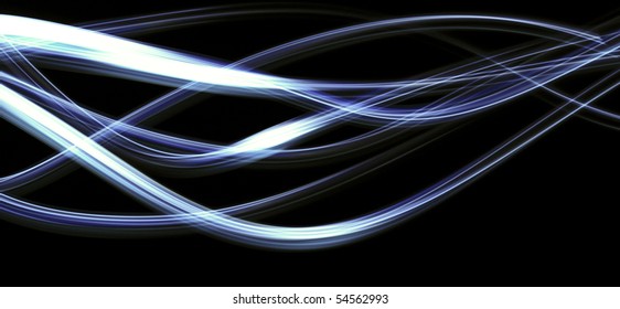 Abstract Light Trails