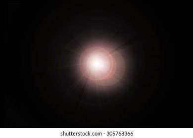 Abstract  lighting flare background