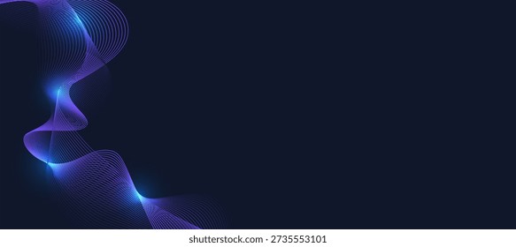 Abstract linear line art background Design.
