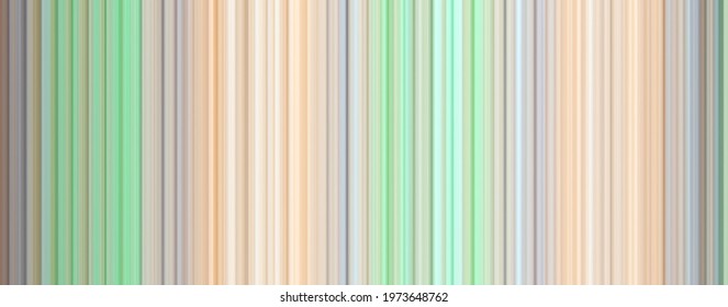 Abstract linear pattern  Stripes in pastel turquoise green orange beige brown colors  shades   nuances  Suitable for backgrounds   printing  Warm ground gamma  fashion trends in color combination 
