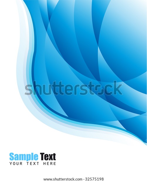 Abstract Lines Blue Business Card Background Stock Illustration ...