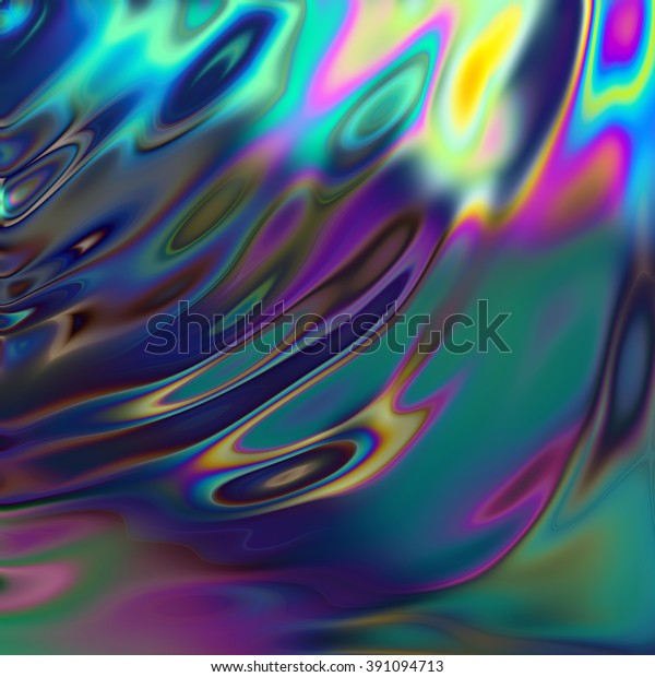 抽象的な液体の背景 鮮やかなホログラフィック壁紙 3dモダンイラスト