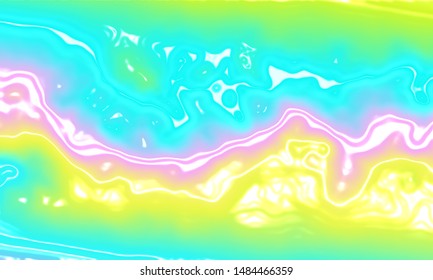 Abstract liquid rainbow background  Colorful reflect texture pastel color 