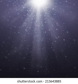 Abstract luminous rays background, christmas background