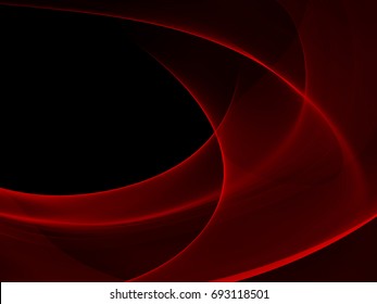     Abstract Luminous Red And Black Background 