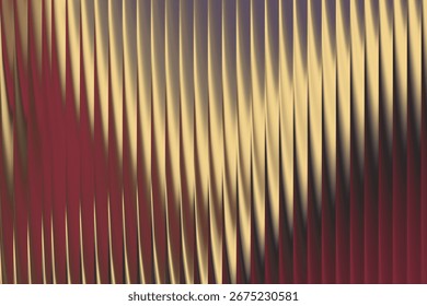 An abstract, luxurious, and dramatic background characterized by sharp vertical lines and a rich color palette blending gold and deep red hues for a striking visual.