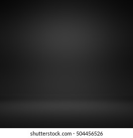 Abstract Luxury Black Gradient With Border Black Vignette Background Studio Backdrop - Well Use As Back Drop Background, Black Board, Black Studio Background, Black Gradient Frame.