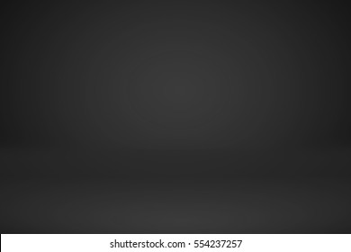 Abstract Luxury Black Gradient With Border Black Vignette Background Studio Backdrop - Well Use As Back Drop Background