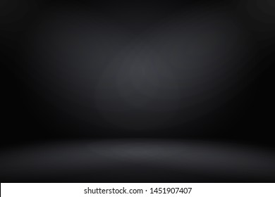 Abstract luxury blur dark grey and black gradient, used as background studio wall for display your products.