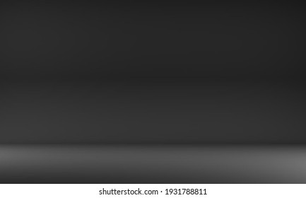 Abstract luxury dark grey and black gradient with border black vignette background Studio backdrop 