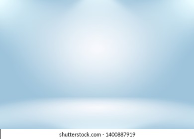 Abstract Luxury gradient Blue background. Smooth Dark blue with Black vignette Studio Banner. - Shutterstock ID 1400887919
