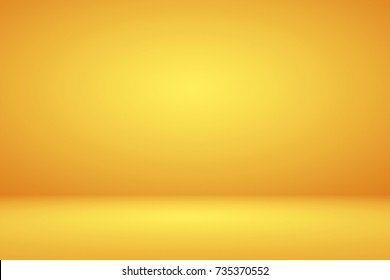 Abstract Luxury Mix Yellow Orange Amber Gradient Background Empty Room For Display Product Ad And Website