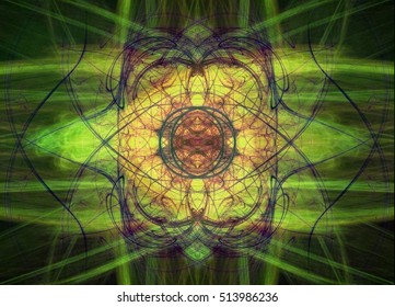 Abstract Magic Alchemy Witchcraft Background Stock Illustration ...