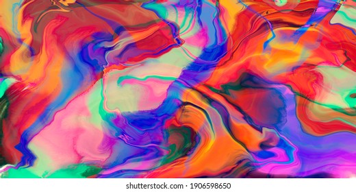 Abstract marble texture, Fluid design backgrounds. Colorful abstract painting artwork texture