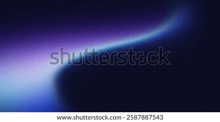 Abstract mesmerizing background with a dark blue night sky gradient, featuring smooth midnight hues transitioning from deep violet to light blue tones, enhanced by a refined grainy texture.