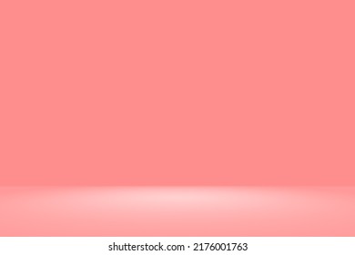 Abstract Metal Rose Gold Gradient Spotlight Room Texture Background. 
Studio Backdrop Wallpaper Light Room Wall Pink Champagne Foil And Empty Space.