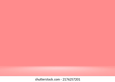 Abstract Metal Rose Gold Gradient Spotlight Room Texture Background. 
Studio Backdrop Wallpaper Light Room Wall Pink Champagne Foil And Empty Space.