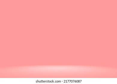 Abstract Metal Rose Gold Gradient Spotlight Room Texture Background. 
Studio Backdrop Wallpaper Light Room Wall Pink Champagne Foil And Empty Space.