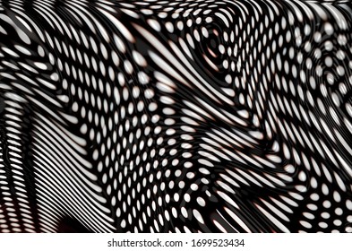 Abstract Metall Fluid Art Pattern Texture Effect Concept. Wavy Lines. Illustration