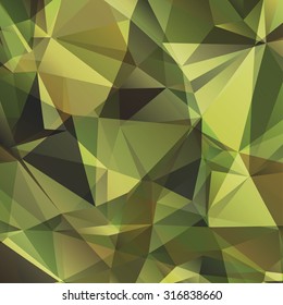 Abstract Military Camouflage Background Made Of Geometric Triangles Shapes